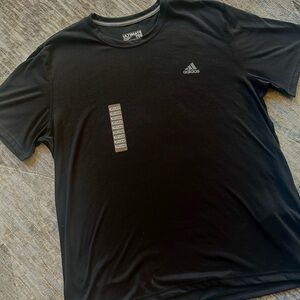 Adidas Black Short Sleeve Tee Performance Shirt